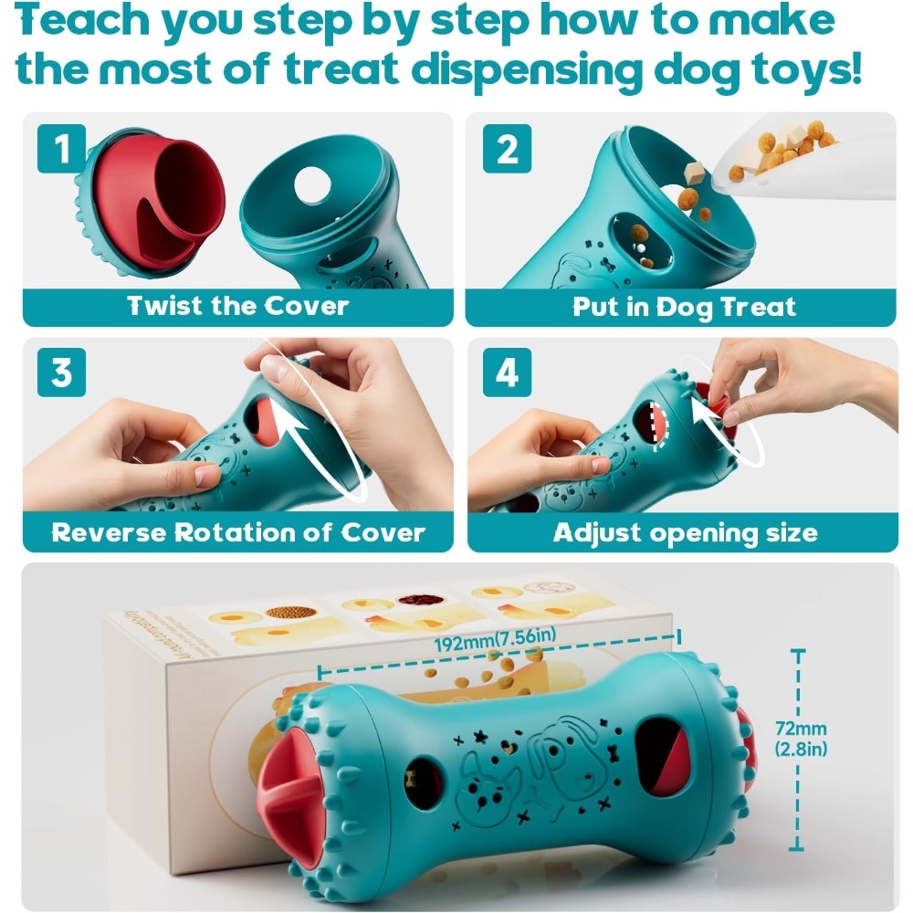 Interactive Dog Toys Adjustabl - Indestructible Dog Chew Toy review and price
