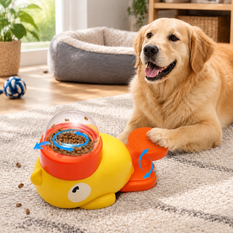 Interactive Pet Feeder Toy wit - Dog Puzzle Feeder Toy review and price