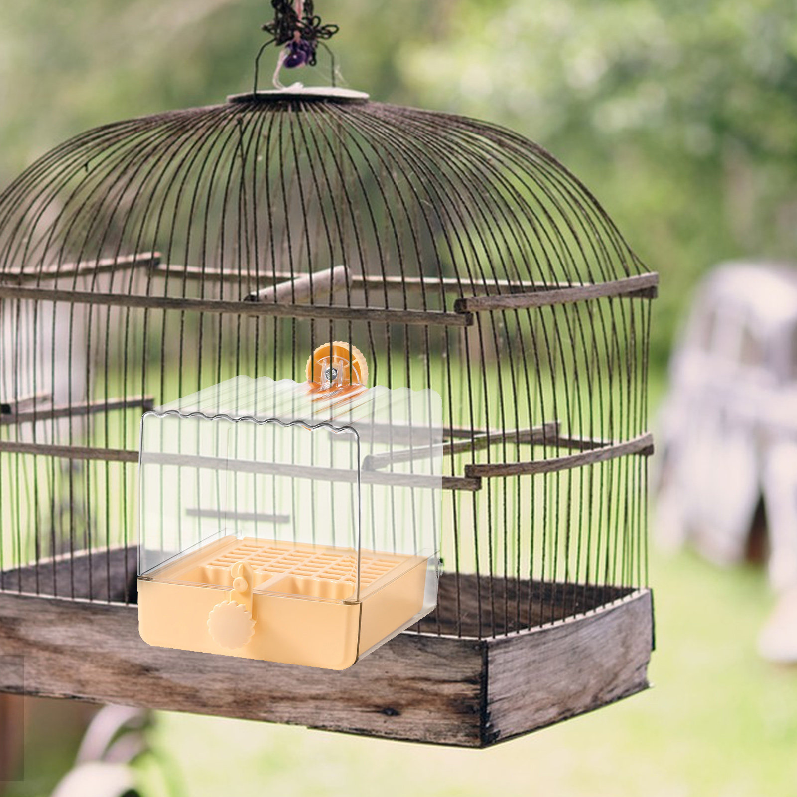 Hanging Bird Bath Bowl Cage Pe - Pet Feeders review and price