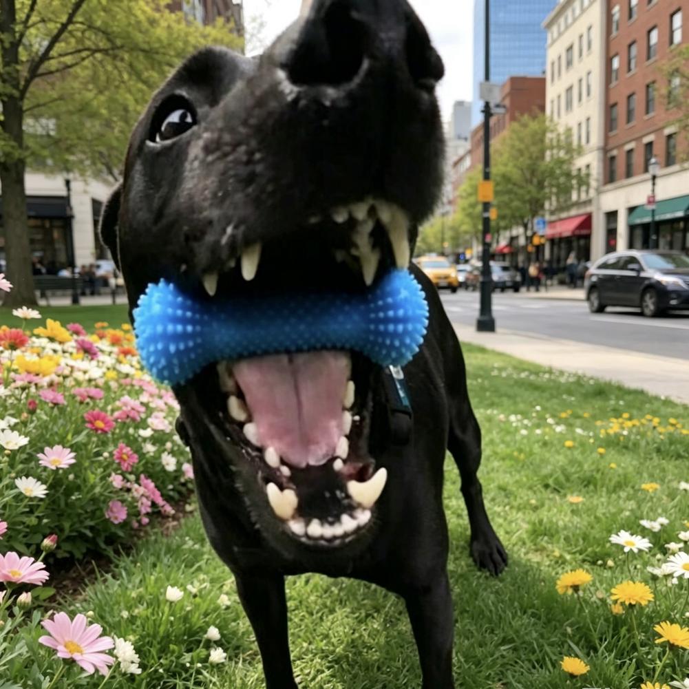 Pet Dental Care Chewing Toy 2i - Interactive Squeaky Plush Dog Toy review and price