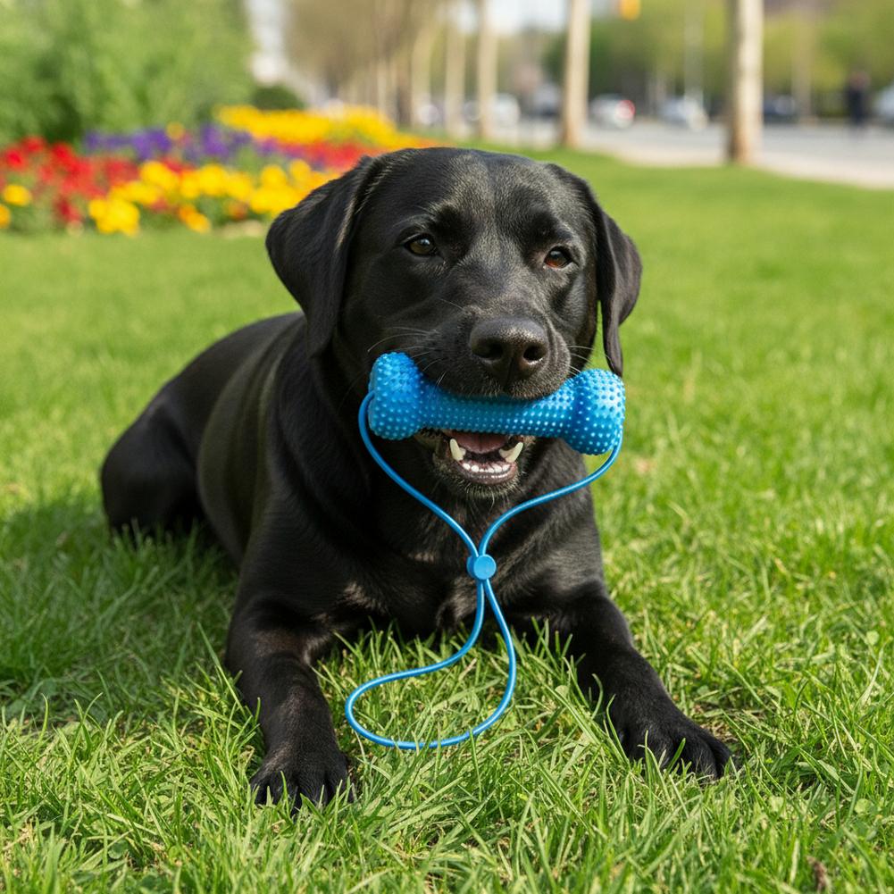Pet Dental Care Chewing Toy 2i - Interactive Squeaky Plush Dog Toy review and price