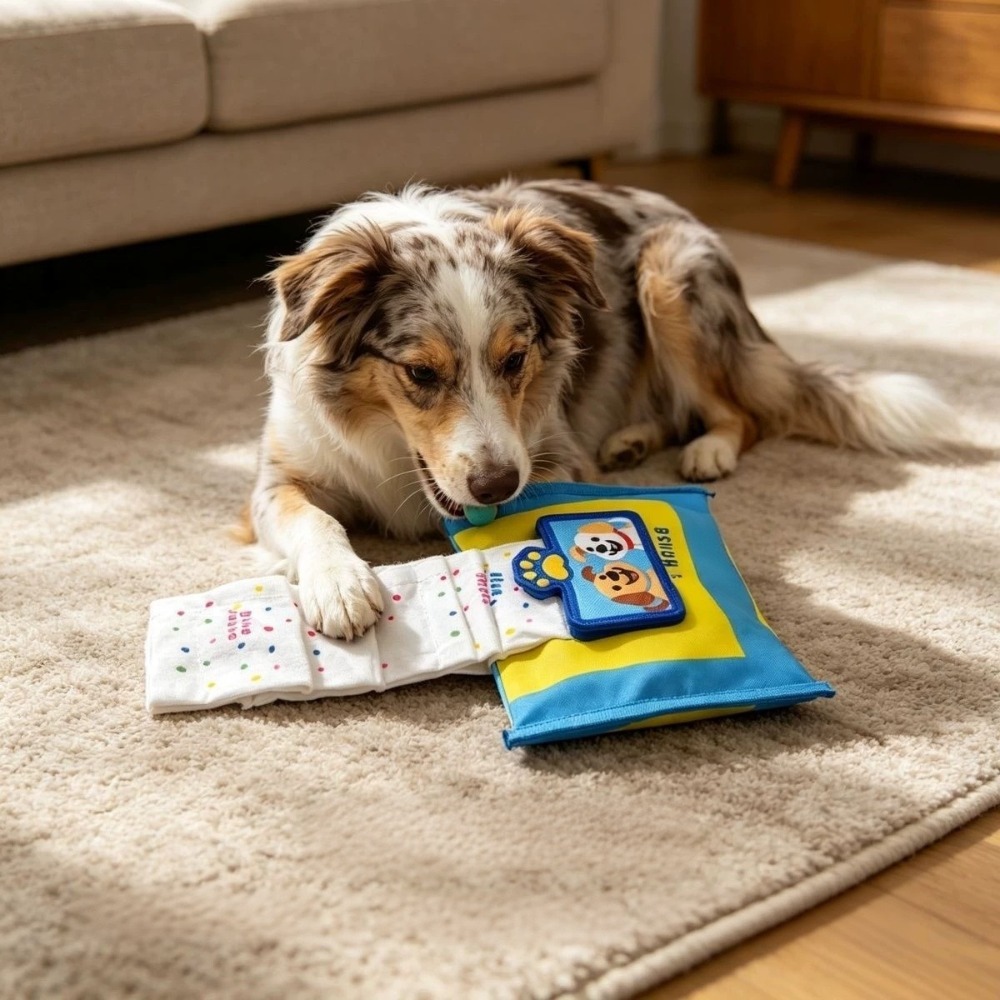 Durable Tearproof Pet Snuffle  - Interactive Squeaky Plush Dog Toy review and price